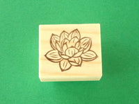 Wedding rubber stamp, Japanese flower stamp, Zen lotus flower stamp, Lotus rubber stamp