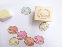 Macaron decoration stamp, Wedding stamp, Personalized stamp wedding
