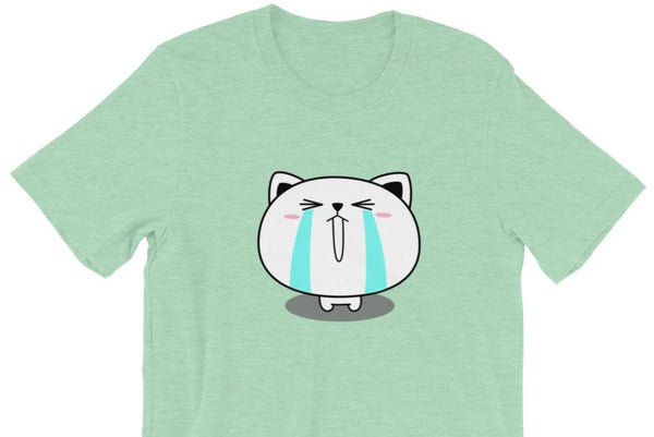 Crying cat Short-Sleeve Unisex T-Shirt