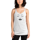 Sexy lady Tank, Makeup lady, Yoga tank, Comfy tank, Unique tank, Gift for her, Yoga lover