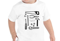 Engineer tools, Baby T-shirt, Short sleeve tee, Dad and baby