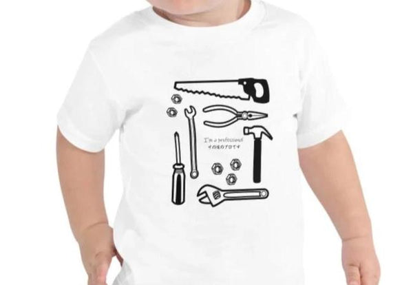Engineer tools, Baby T-shirt, Short sleeve tee, Dad and baby