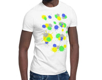 Splash T-shirt, Splash paint art, Skateboarder T