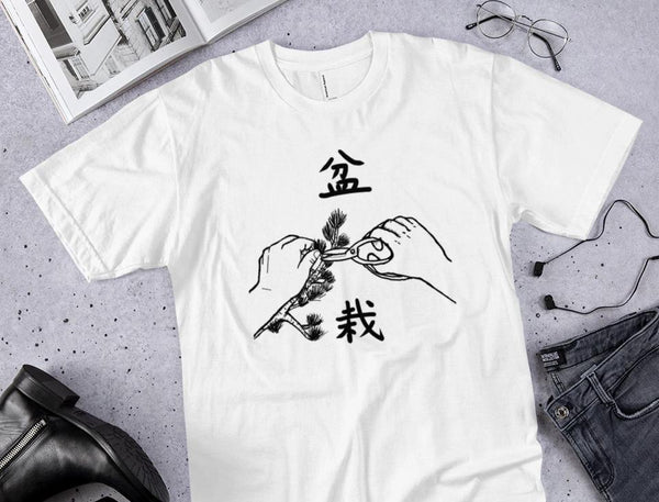 Bonsai master T-Shirt, Japanese rubber stamps