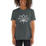 Lotus Yoga Short-Sleeve Unisex T-Shirt