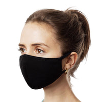 Face Mask set of 3, Black mask