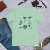 Mushroom T-Shirt, Real mushroom, Japanese T-shirt