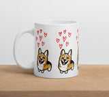 Corgi ｍug, Walsh Corgi, Dog lover gift idea