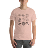 Mushroom T-Shirt, Real mushroom, Japanese T-shirt