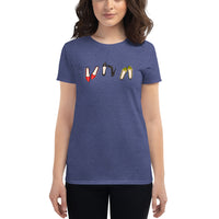 High heels lover, Women's T-shirt, Simple T-shirt, Japanese rubber stamps