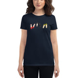 High heels lover, Women's T-shirt, Simple T-shirt, Japanese rubber stamps