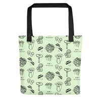 Mushroom Tote bag, Eco tote bag, Vegetarian gift
