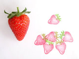 Strawberry rubber stamp, Cooking decoration stamp, Cute rubber stamp, Japanese rubber stamps, Spring decoration