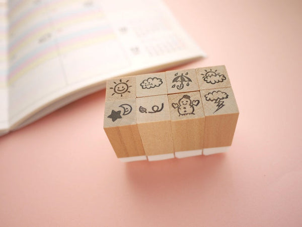 Cat hobonichi mini stamps, Japanese rubber stamps, Hobonichi stationer –  Japanese Rubber Stamps