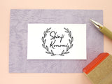 Personalized wedding stamp, Wedding rubber stamp, Custom rubber stamp, Wedding stationery